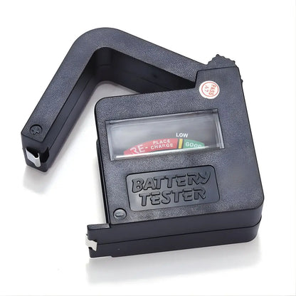 High-quality digital battery tester with voltage display.