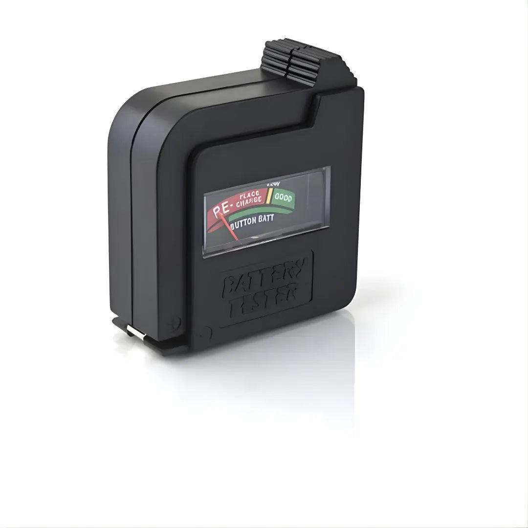 High-quality digital battery tester with voltage display.
