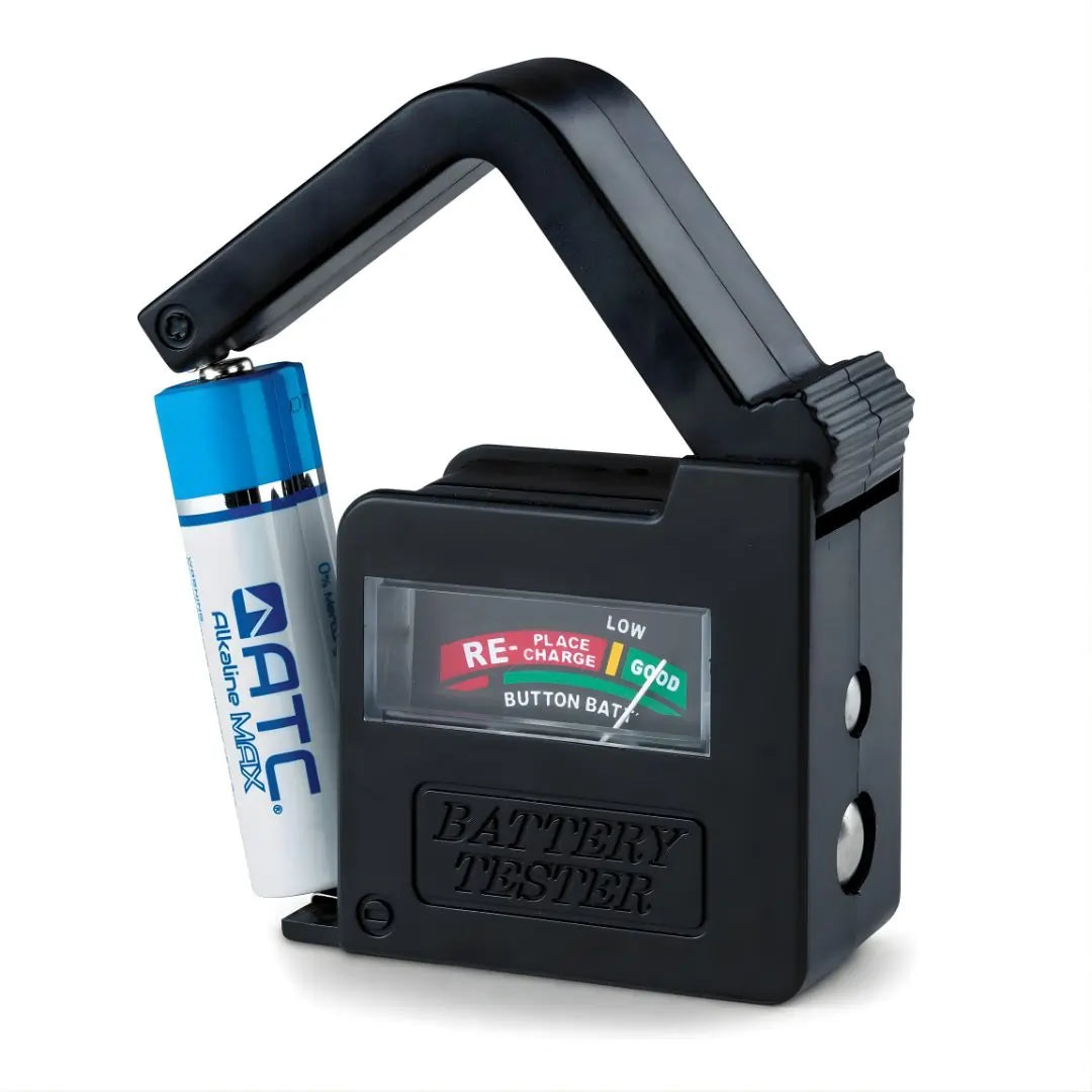 Easy voltage reading with the BT-860 universal battery tester.